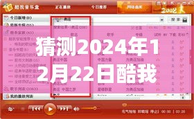 酷我音樂盒預(yù)見未來之聲，2024年12月22日實時榜單全新體驗展望