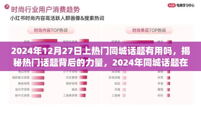 揭秘?zé)衢T同城話題的力量，小紅書上2024年同城話題的影響力與機(jī)遇揭秘！