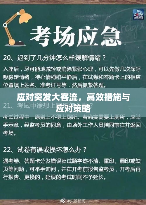 應(yīng)對(duì)突發(fā)大客流，高效措施與應(yīng)對(duì)策略