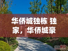 華僑城獨棟 獨家，華僑城豪宅 