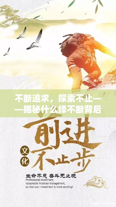 不斷追求，探索不止——揭秘什么繹不斷背后的進(jìn)步力量