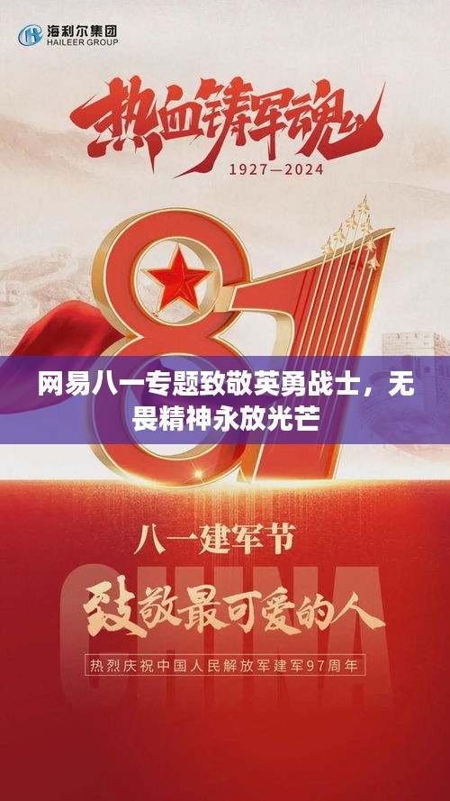 網(wǎng)易八一專題致敬英勇戰(zhàn)士，無(wú)畏精神永放光芒
