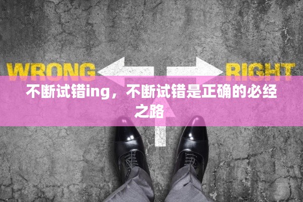 不斷試錯ing，不斷試錯是正確的必經之路 