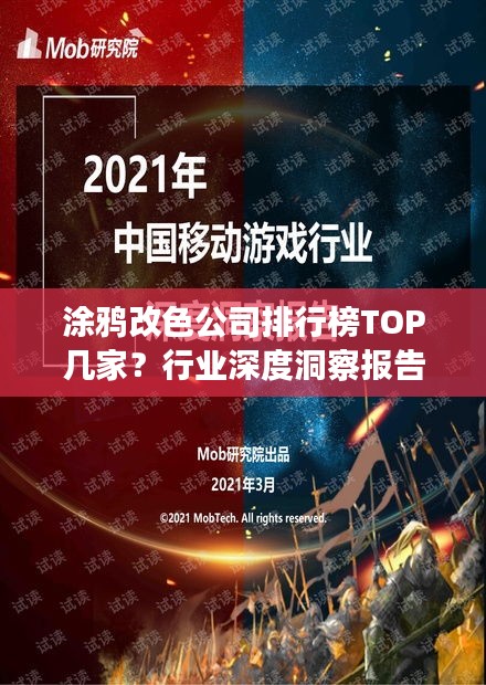 涂鴉改色公司排行榜TOP幾家？行業(yè)深度洞察報告！