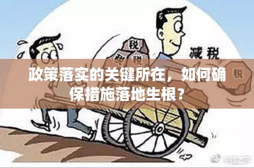 政策落實(shí)的關(guān)鍵所在，如何確保措施落地生根？