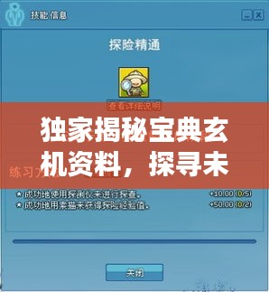 獨家揭秘寶典玄機資料，探尋未知奧秘的關鍵所在