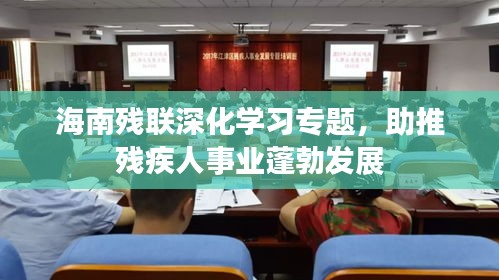 海南殘聯(lián)深化學(xué)習(xí)專題，助推殘疾人事業(yè)蓬勃發(fā)展