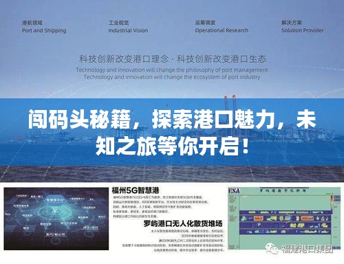 闖碼頭秘籍，探索港口魅力，未知之旅等你開啟！