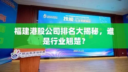 福建港股公司排名大揭秘，誰是行業(yè)翹楚？