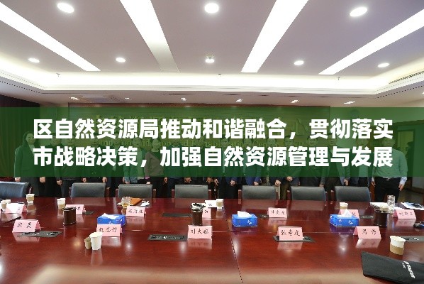 區(qū)自然資源局推動(dòng)和諧融合，貫徹落實(shí)市戰(zhàn)略決策，加強(qiáng)自然資源管理與發(fā)展