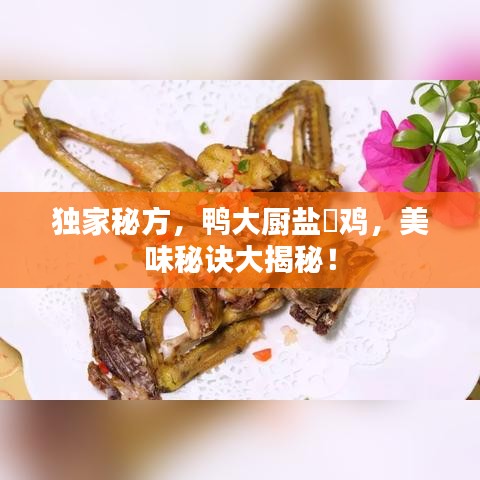 獨(dú)家秘方，鴨大廚鹽焗雞，美味秘訣大揭秘！