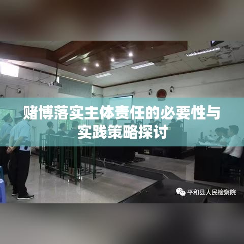 賭博落實(shí)主體責(zé)任的必要性與實(shí)踐策略探討