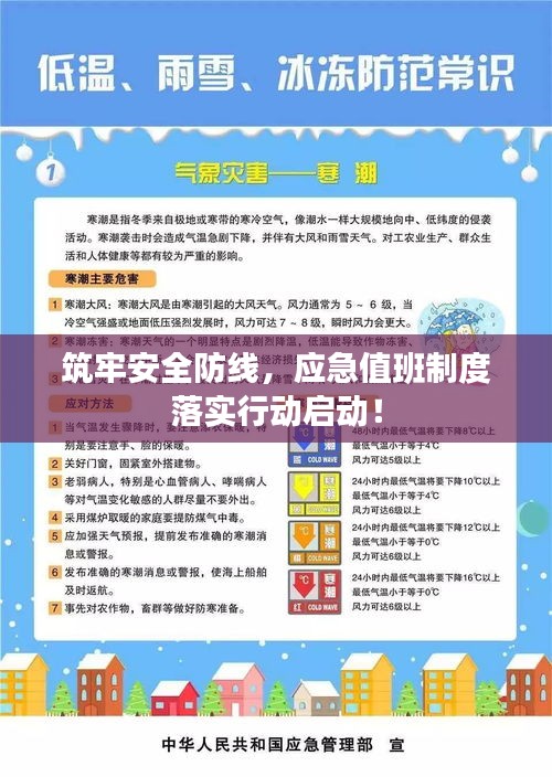 筑牢安全防線，應急值班制度落實行動啟動！