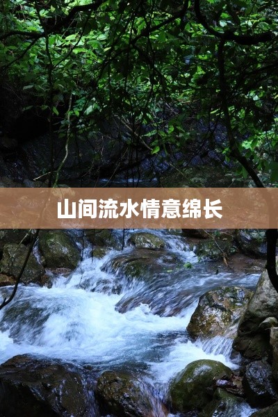 山間流水情意綿長(zhǎng)