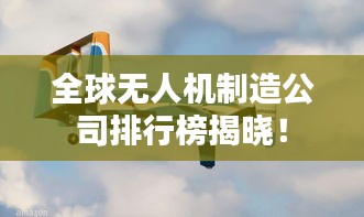 全球無人機(jī)制造公司排行榜揭曉！